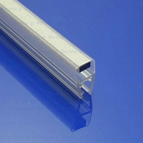 Afbeelding 3 Exa-Lent Universal DS182005 - M05111200 helder doucheprofiel magneet recht (set van 2 stuks) 200cm 5mm