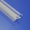Exa-Lent Universal Probenstück Duschgummi Typ DS02 - 2cm lang und geeignet für Glasstärke 10mm - 2 Klappen