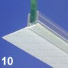 Exa-Lent Universal DS101005 - G05013100 clear shower profile 1 flap horizontal 100cm - 5mm