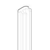 Novellini R504BJ3P1-A vertical sealing profile white 030