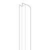 Novellini R50BI2MO1-TR verticale afdichtingsstrip transparant