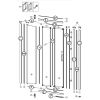 Huppe Alpha 2 - Classics 2 - X1 Flex, 032794 magneetstrippen, set