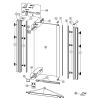 Huppe 1002, 054204 verticale afdichtingsstrip/ magneetstrip *niet meer leverbaar*