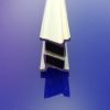 Novellini R10MAG-26 set of magnetic slide-in profiles white Ral 9010