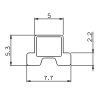 Provex GM003708FT1954 inschuif magneetstrip