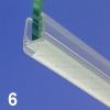 Exa-Lent Universal DS061008 - G08057005100 helder doucheprofiel 1 balgje van 5mm (bolletje) 100cm - 8mm