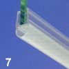 Exa-Lent Universal DS072008 - G08057007200 helder doucheprofiel 1 balgje van 7mm (bolletje) 200cm - 8mm