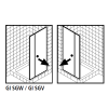 Kermi 2534060 spatwaterdichting 1 x 98,5cm - 6mm