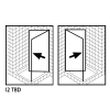 Kermi 2534044 spatwaterdichting 1 x 98,5cm - 5mm