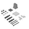 Novellini R01BNG01-D montageset wit 030/ chroom