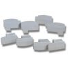 Novellini R07HAR-26 set afdekdopjes wit Ral 9010