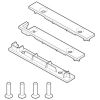 Novellini R804KUFRMO-H eindkapjes muursteun frame zwart