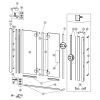 Huppe 501 Design pure, 059627 set verbindingsstukjes