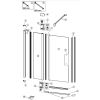 Huppe Design elegance - Design pure, 027902 stabilisatiebeugel 1200mm