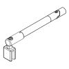 HSK E100320-20-90 stabilisatiesteun 200cm RVS look