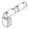 HSK E100322-90 kruis stabilisatiesteun 300mm RVS look