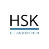 HSK K2 E88315-UR-41 glas-wand bevestiging onder rechts chroom