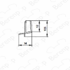 Kermi Ibiza EDI2PTD0426905K (2534045) set spatwaterdichtingen 2 x 55cm