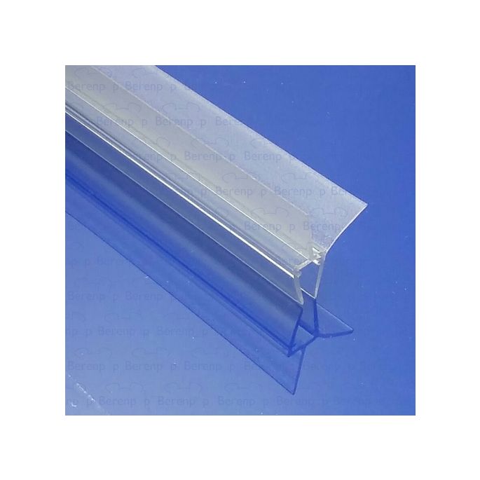 Exa-Lent Universal Probenstück Duschgummi Typ DS01 - 2cm lang und geeignet für Glasstärke 6mm - 2 Klappen