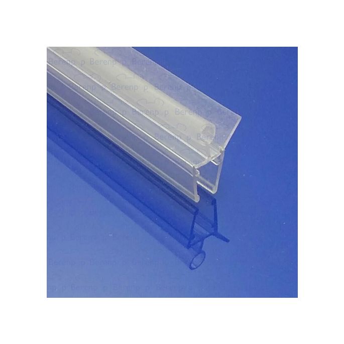 Exa-Lent Universal Probenstück Duschgummi Typ DS03 - 2cm lang und geeignet für Glasdicke 8mm - 1 Klappe 1 rund