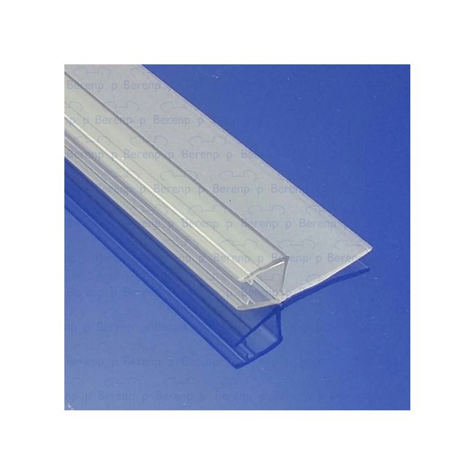 Exa-Lent Universal Probenstück Duschgummi Typ DS04 - 2cm lang und geeignet für Glasdicke 8mm - 1 Klappe