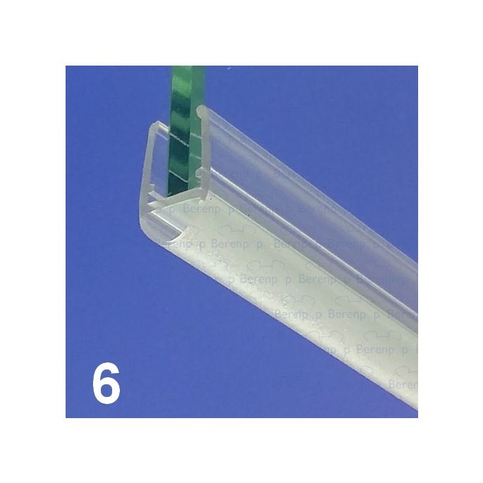 Exa-Lent Universal Probenstück Duschgummi Typ DS06 - 2cm Länge und geeignet für Glasstärke 6mm - 1 Kugel von 5mm (Kugel)