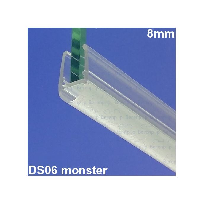 Exa-Lent Universal Probenstück Duschgummi Typ DS06 - 2cm Länge und geeignet für Glasdicke 8mm - 1 Kugel von 5mm (Kugel)