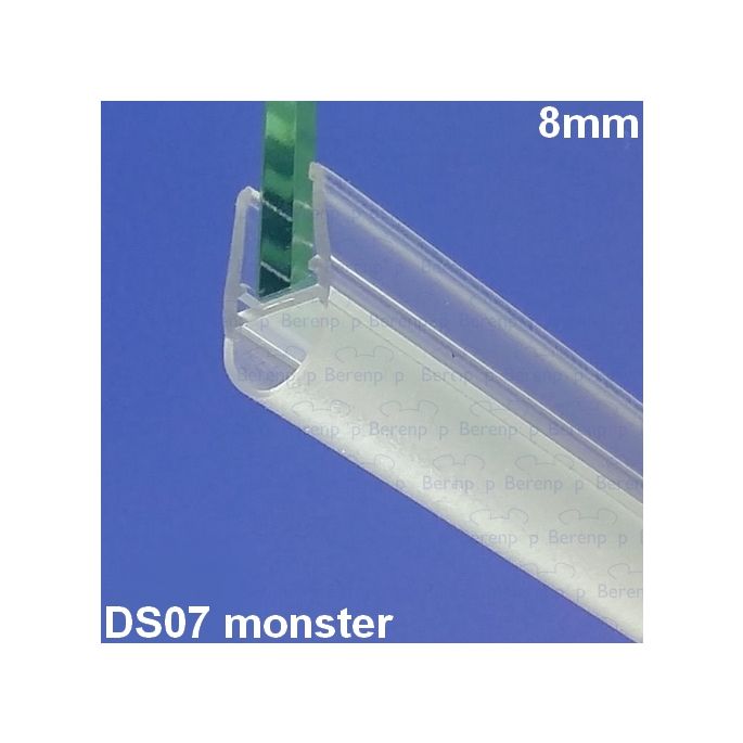 Exa-Lent Universal Probenstück Duschgummi Typ DS07 - 2cm Länge und geeignet für Glasdicke 8mm - 1 Kugel von 7mm (Kugel)