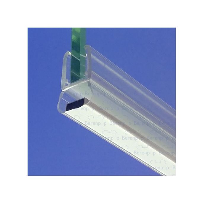 Exa-Lent Universal Probenstück Duschgummi Typ DS14 - 2cm Länge und geeignet für Glasdicke 8mm - Magnet gerade