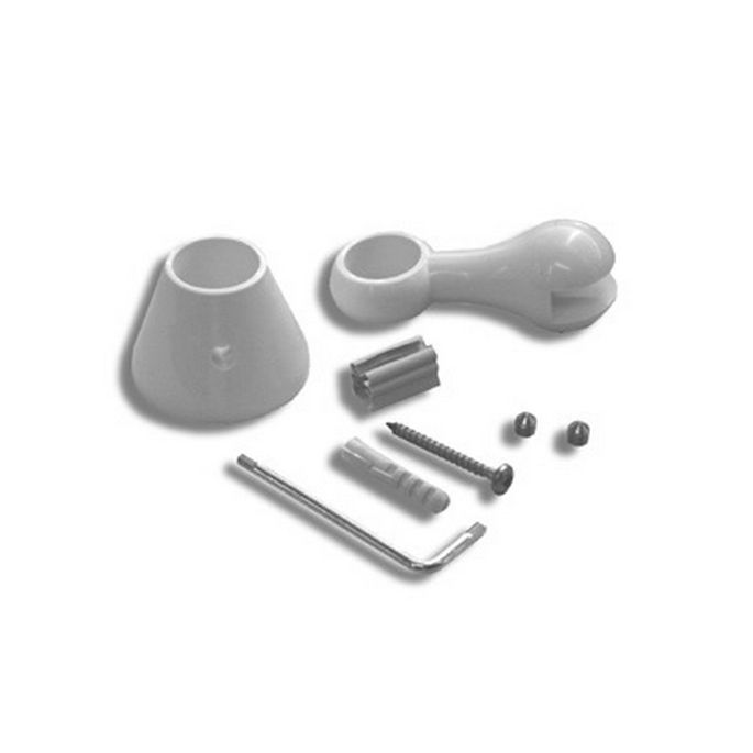 Novellini CONGIFAC-26 set of parts for decorative bracket white Ral 9010