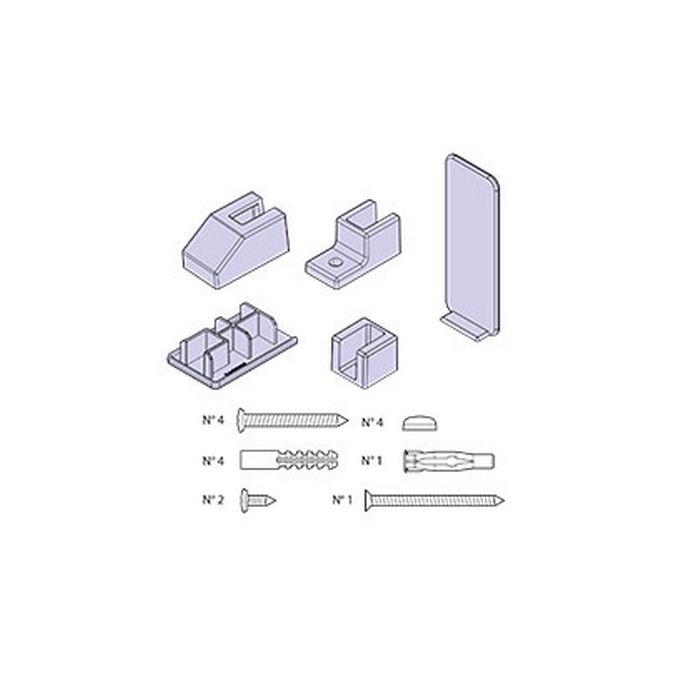 Novellini R01KUHH1-A montageset wit 030