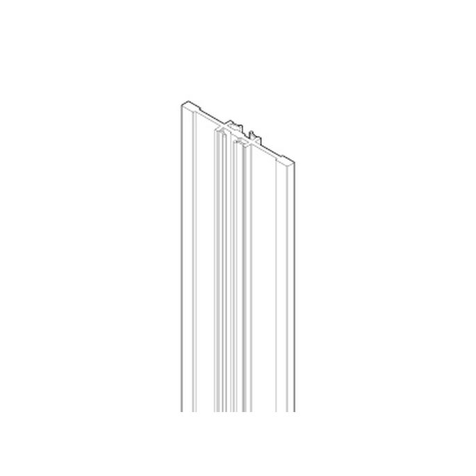 Novellini R50ABJS01-B vertical sealing profile matt chrome