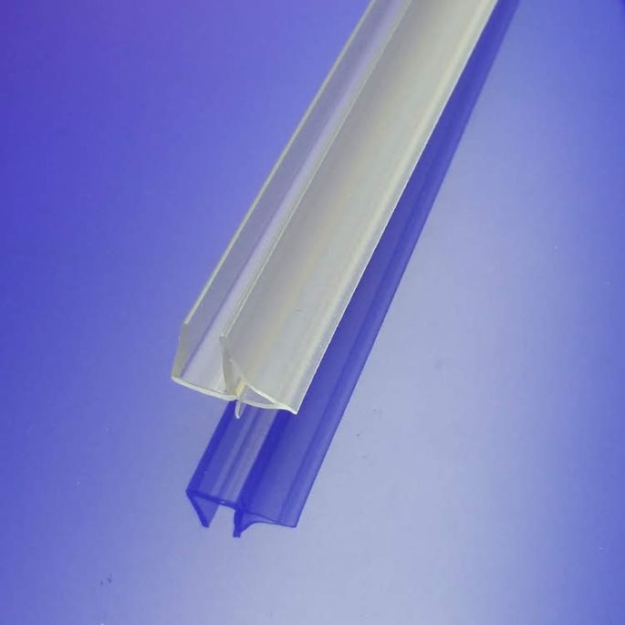 Provex 1200SA00F afwateringsstrip 90cm, 4mm hoog, transparant, voor glasdikte 6mm *niet meer leverbaar*