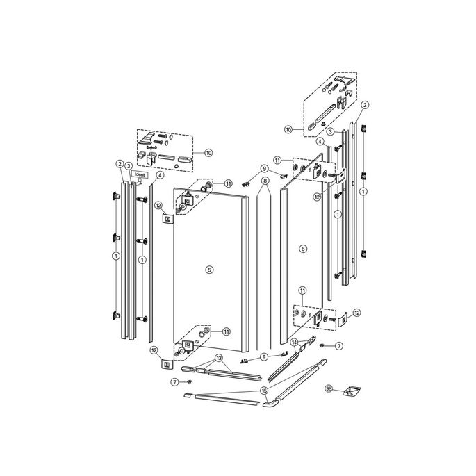 Huppe 1002, 054272 wall mount *no longer available*