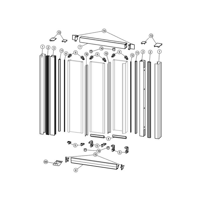 Huppe Classics (2), 024987 magneetstrip