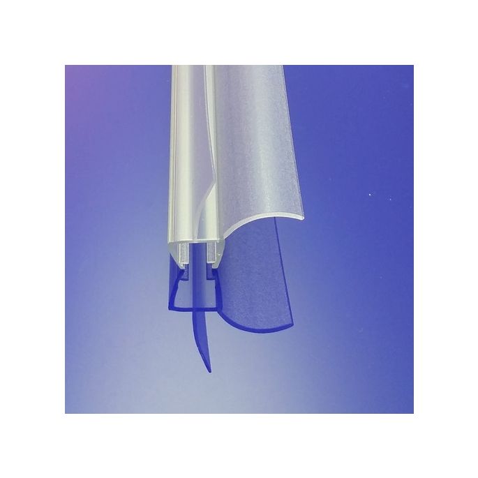 Exa-Lent Universal Probenstück Duschgummi Typ DS27 - 2cm lang und geeignet für Glasstärke 10mm - 2 lange Klappen