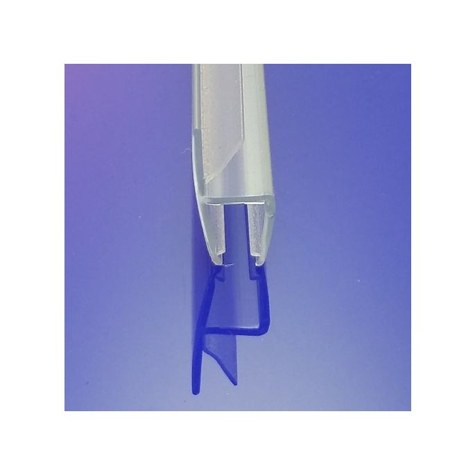Exa-Lent Universal Probestück Duschgummi Typ DS45 - 2cm lang und geeignet für Glasstärke 8mm - Anschlagprofil 1 Klappe