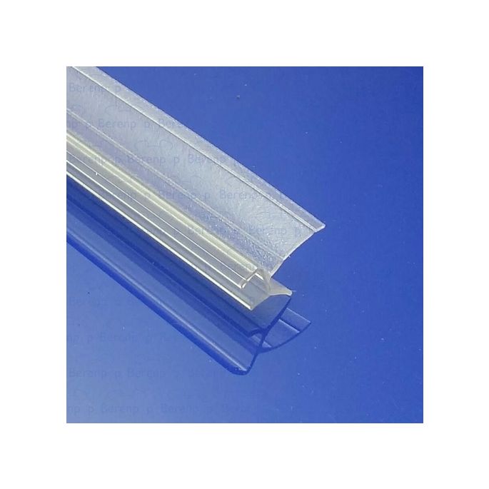 San4U ProfileDay sample piece shower rubber type DS36 - 2cm length and suitable for glass thickness 8mm - 2 flaps