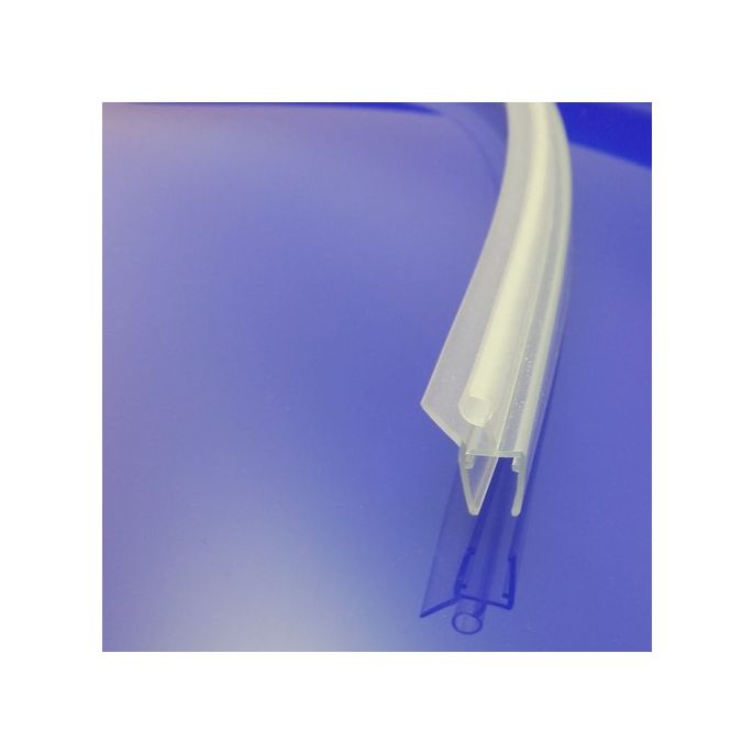 Exa-Lent Universal Probenstück Duschgummi Typ DS13 - 2cm lang und geeignet für Glasstärke 5mm - 1 Klappe 1 rund