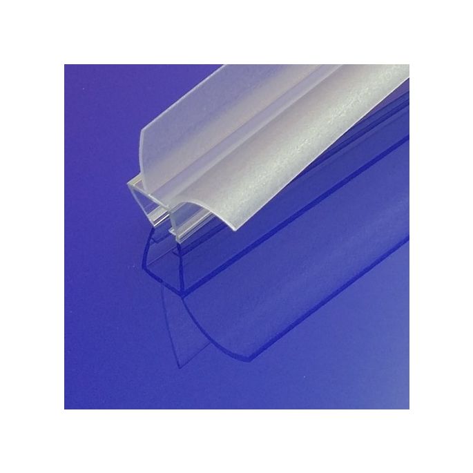 Exa-Lent Universal Probenstück Duschgummi Typ DS27 - 2cm lang und geeignet für Glasstärke 10mm - 2 lange Klappen