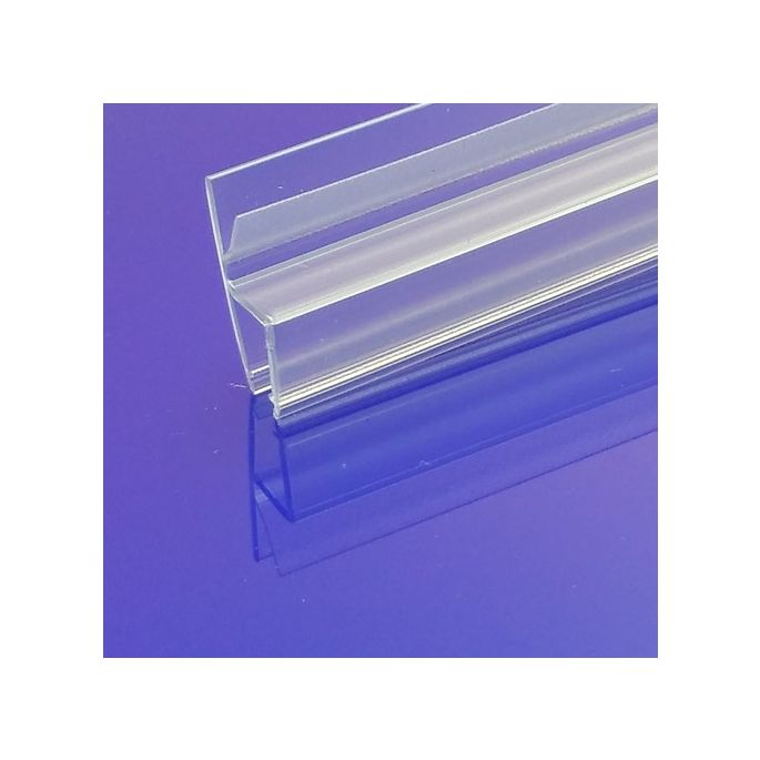 Exa-Lent Universal Probenstück Duschgummi Typ DS45 - 2cm lang und geeignet für Glasstärke 6mm - Anschlagprofil 1 Klappe