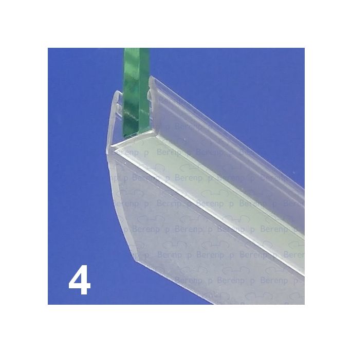Exa-Lent Universal DS041006 - G06042100 helder doucheprofiel 1 flap 100cm - 6mm