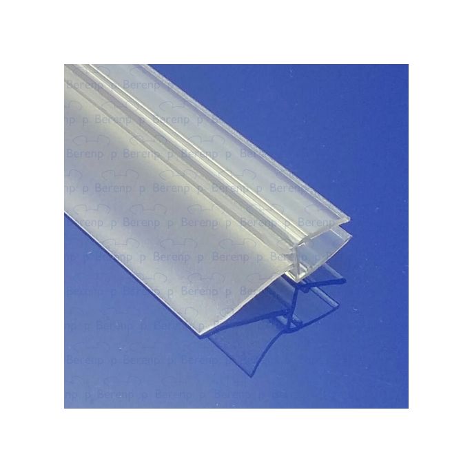 Exa-Lent Universal DS052008 - G08207200 helder doucheprofiel 1 flap 1 flapje 200cm - 8mm