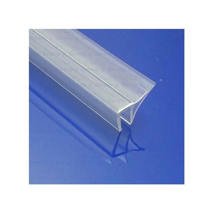 San4U ProfileDay DS111006 - SW1006 kwartrond helder doucheprofiel 3 flapjes 100cm - 6mm