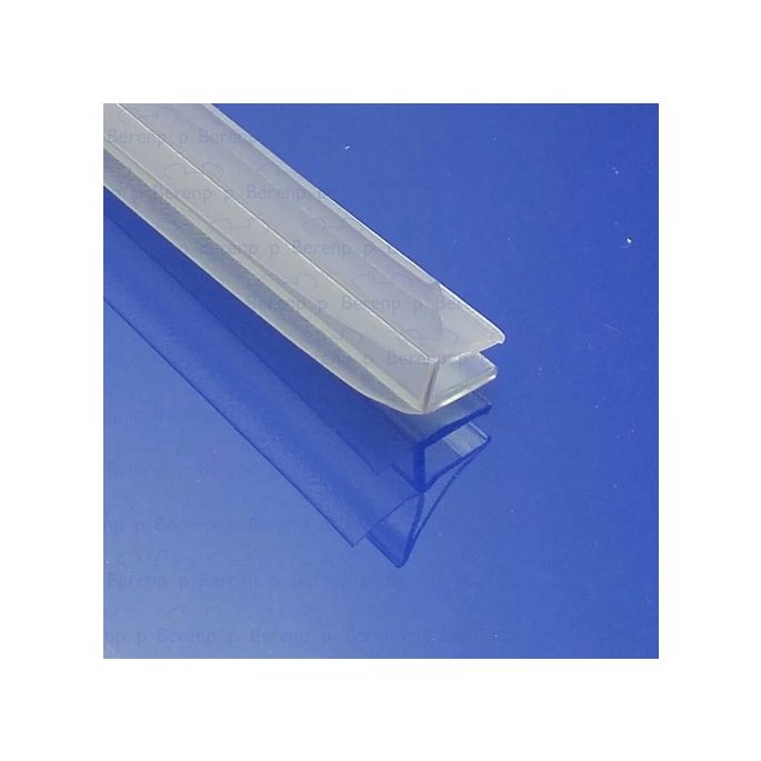 San4U ProfileDay DS111006 - SW1006 kwartrond helder doucheprofiel 3 flapjes 100cm - 6mm