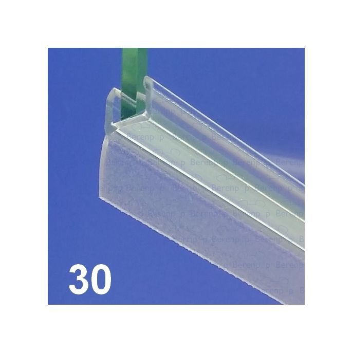 Exa-Lent Universal DS302006 - G06046200 helder doucheprofiel 1 flap (van 11mm) 200cm - 6mm