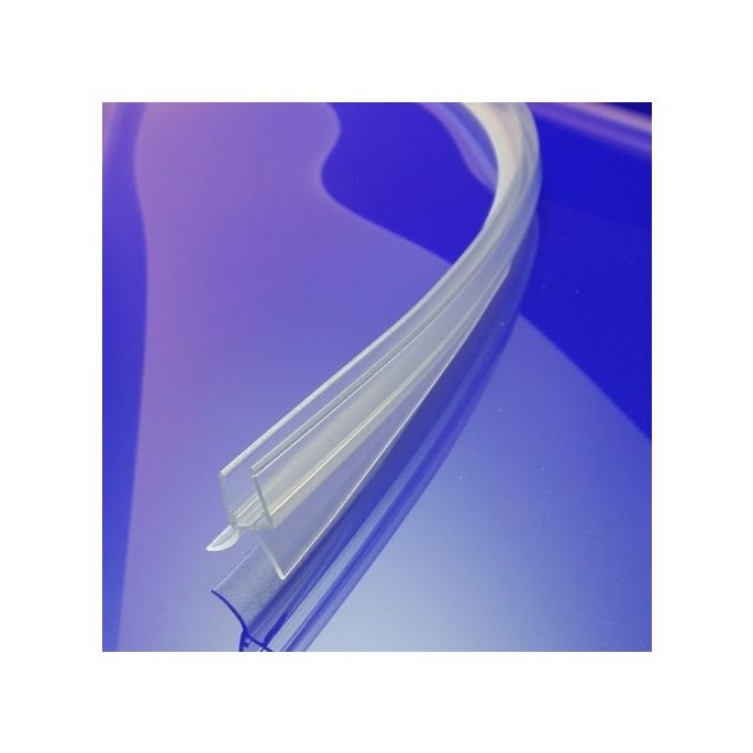 Exa-Lent Universal monsterstukje doucherubber type DS42 - 2cm lengte en geschikt voor glasdikte 8mm - 2 flapjes