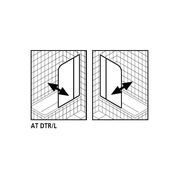 Kermi 2534104 spatwaterdichting 1 x 98,5cm - 6mm