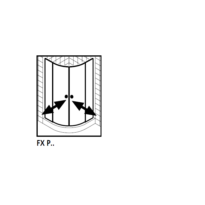 Kermi 2534056 set gebogen spatwaterdichtingen 6mm
