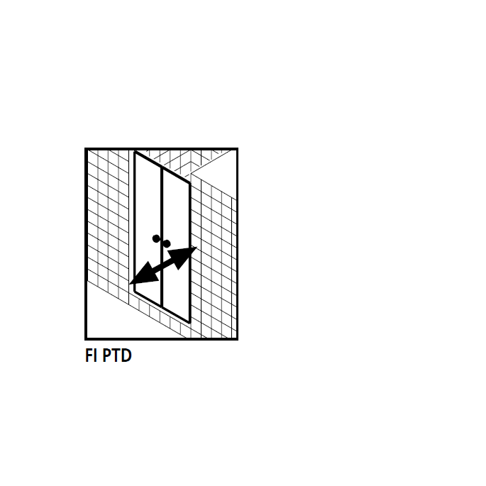 Kermi 2534055 set spatwaterdichtingen 2 x 55cm - 6mm